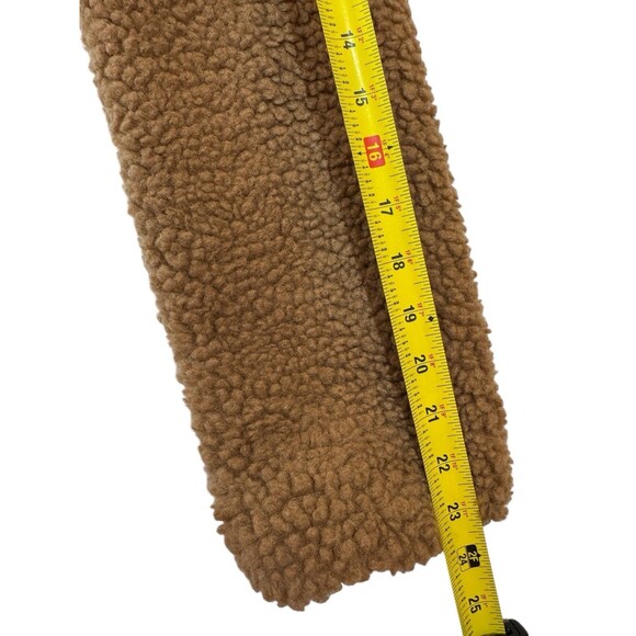 Parisian Teddy Coat Faux Shearling Mocha Longline US 8 (UK 12) NWT - Picture 10 of 12